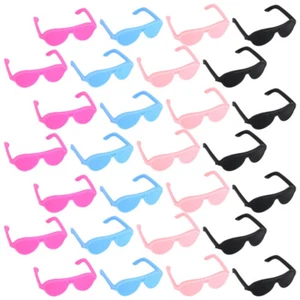 100 Pcs Mini Glasses Doll Child Toy Sunglasses Miniature Scene Accessories - Picture 1 of 12