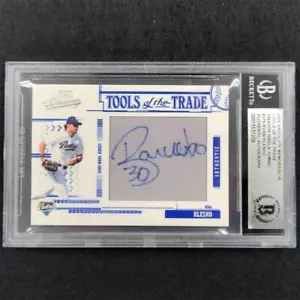 Ryan Klesko signed 2005 Playoff Absolute jumbo jersey Autograph/250 auto BGS BAS - Picture 1 of 3