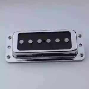 New Alnico V Neck Pickup & Ring Assembly For Rickenbacker Guitar Chrome - Picture 1 of 24