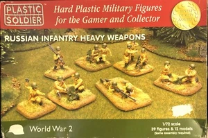 WW II-Russian Infantry Heavy Weapons. Plastico 1/72-Plastic Soldier - Imagen 1 de 2