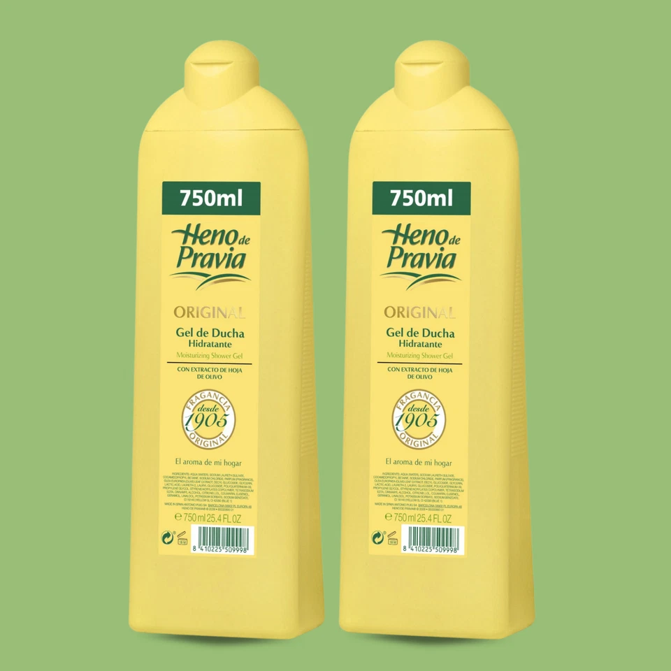 Gel de ducha original Heno de Pravia - aroma clásico, 25,4 fl oz (paquete de 2) Foto 1 de 4
