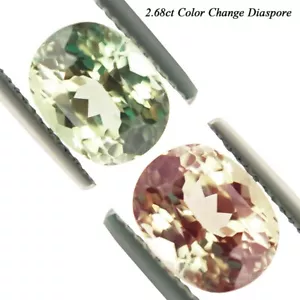 Deslumbrante Impecable 2.68ct Cambio de Color Diáspora 100% Natural Minado Pavo - Imagen 1 de 9