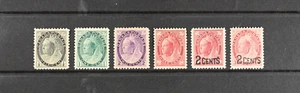 Canada Scott # 74-76, 78, 87-88 VF-XF OG Hinged (#74 NH) Stamps Cat $272 - Picture 1 of 3
