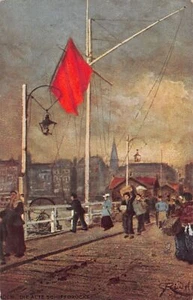 Alemania - COLONIA - El antiguo puente marítimo - Según una acuarela de Karl Rüdell - Imagen 1 de 2