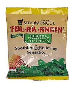 Pastillas a base de hierbas Sido Muncul Tolak Angin menta 3,5 oz, paquete de 4 - Imagen 1 de 4