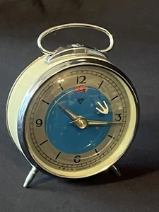 Vintage Sputnik Swallowtail Alarm Clock 1960s Space - Picture 1 of 7