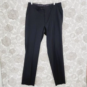 Michael Kors Men's Dress Pants Size 34x34 Straight Leg Black 2553 - Picture 1 of 7