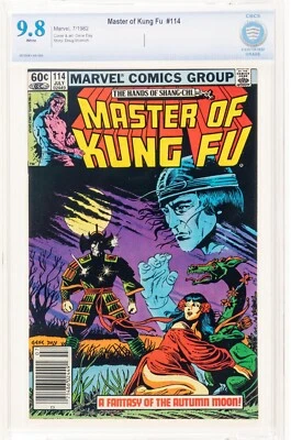 Master of Kung Fu #114 NEWSSTAND (Marvel, 1982) 9.8 NM/MT CBCS White pages 🔥cgc - Image 1 of 4