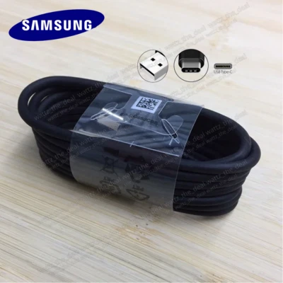 For Samsung Galaxy S8 S9 S10 Plus Note 8 9 USB-C Type C Fast Charging Cable 4ft - Image 1 of 4