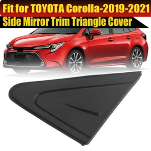 Fits Toyota Corolla 19~21 Left Door Side Mirror Fender Corner Cover Triangle Cap - Picture 1 of 13