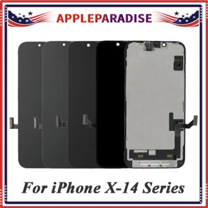 LCD Screen Display For iPhone 16 15 14 13 Plus X XR XS 11 Pro Max 12 13 Mini Lot - Picture 1 of 99
