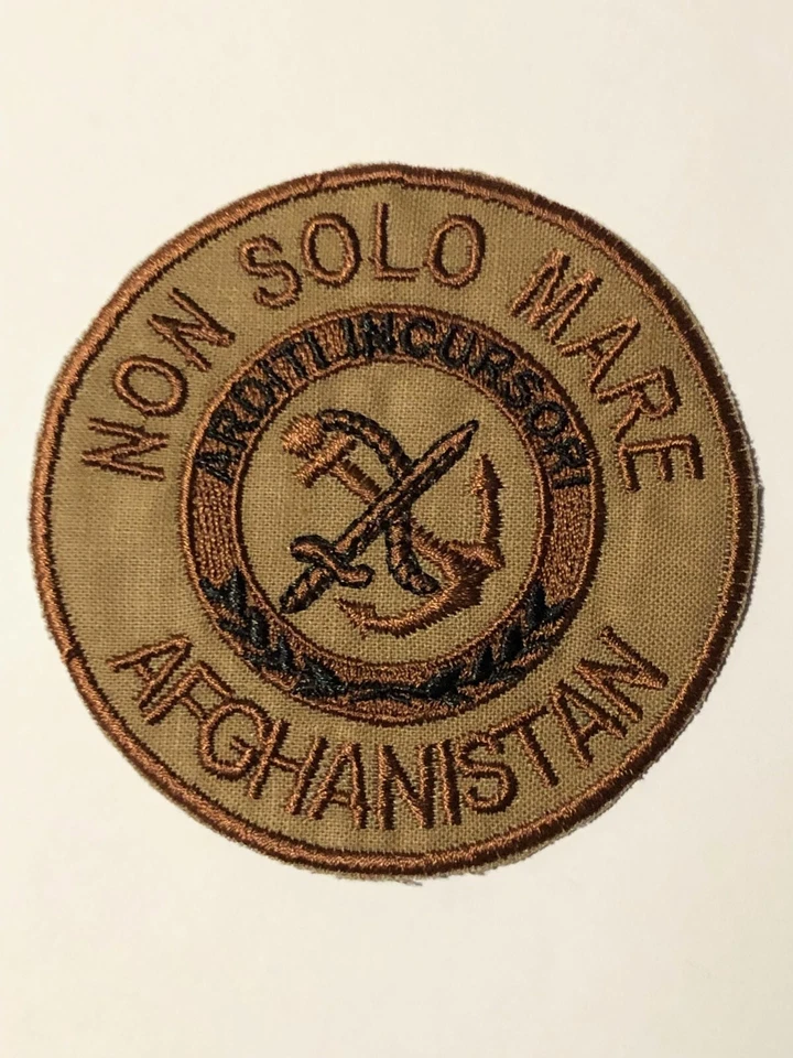 PATCH MARINA MILITARE - ARDITI INCURSORI - NON SOLO MARE - AFGHANISTAN - Immagine 1 di 1