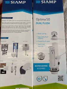 Siamp Optima 50 Dual Flush Valve 32500210. 2items - Picture 1 of 1