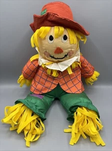 Gibson Greetings Scarecrow Plush Puffalump 1996 15" Autumn Fall Halloween - Picture 1 of 10