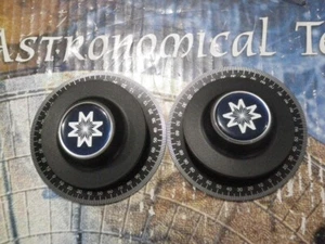 Meade ETX90RA Astro Deklinationsarmknopf LINKS rechte Seite klein silber Stern - Bild 1 von 2