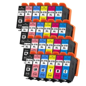 Fits Epson 378XL Ink Cartridges for XP8000 XP8500 XP8505 XP8600 XP8600 XP8700 - Picture 1 of 26