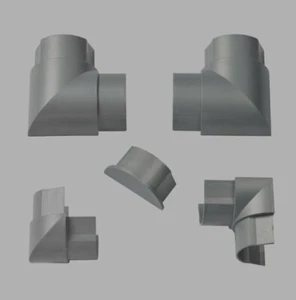 D-Line Accessory pack (W) 50mm x (L) 25mm Grey SILVER - Picture 1 of 1
