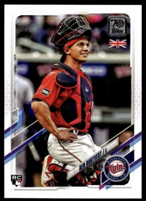 2021 Topps UK Edition #180 Ben Rortvedt RC   Minnesota Twins - Image 1 of 2