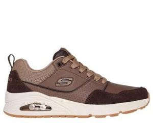 SKECHERS 183020 UNO RETRO ONE Herren Sneaker Casual Memory Foam Braun - Bild 1 von 1