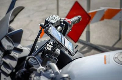 Motorcycle / Bike Handlebar Mount for Apple iPhone, Samsung Galaxy, Google Pixel - Image 1 of 4