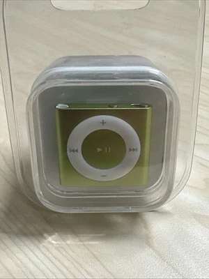 Unopened! Apple iPod Shuffle 4th Generation Green 2GB A1373 Mc750ll/A MP3 Player - Image 1 of 4