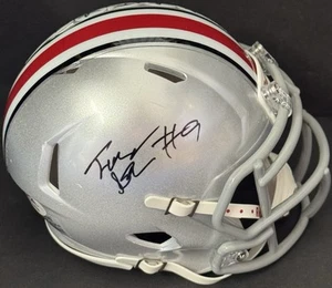 Tavien St. Clair Signed Autographed Ohio State Buckeyes Mini Helmet PSA/DNA COA - Picture 1 of 2