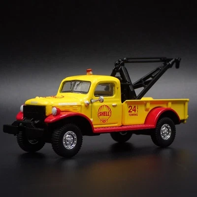 Modello Auto Diecast 1:64 DODGE POWER WAGON Tow Truck Wrecker Shell 1949 49 - Immagine 1 di 4