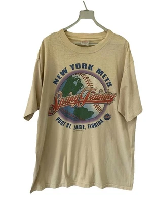 "Camiseta de Entrenamiento de Primavera 1996 New York Mets XL 50"" Underground Hecha en EE. UU. #6" Foto 1 de 4