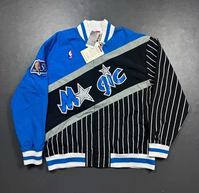 Chaqueta de calentamiento Mitchell Ness Orlando Magic 100 % auténtica talla 52 2XL Penny Shaq Foto 1 de 4