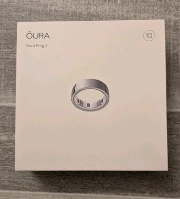Oura Ring Gen 4 Silver Size 10 - Image 1 of 2
