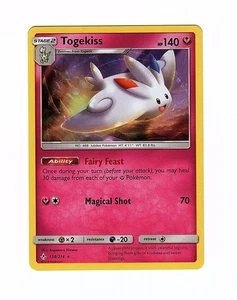 Togekiss 138/214 Sm-Unbroken Bonds Holo Rare - POkemon Card - Picture 1 of 2
