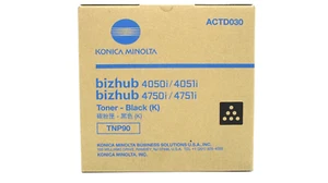 Genuine Konica Minolta BizHub 4050i 4051i 4750i 4751i TNP90 Black Toner ACTD030 - Picture 1 of 1