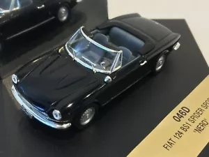 WOW ESTREMAMENTE RARO FIAT 124 SPIDER BS1 1.6 Open 1972 Nero 1:43 Vitesse-Scintilla - Foto 1 di 3