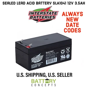 APC Back-UPS Series BE325 replacement Interstate Batteries SLA1041 12V 3.5Ah - Picture 1 of 14