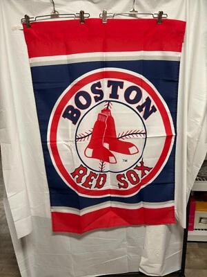 Boston Red Sox Flag Large 41" x 29" EUC - Image 1 of 2