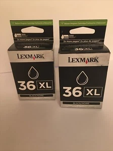 Genuine Lexmark 36XL / 2PK Ink Cartridges X Series X3650 Z Series Z2420. Lot Of2 - Picture 1 of 6