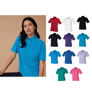 Henbury Damen 65/35 Polo H401 - Freizeitkragen Damen T-Shirt - Bild 1 von 16