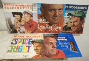 5 STÜCK LOT WOODY WOODBURY COMEDY LEGEND SIGNED HANDSIGNIERT ALBUM COVER SAMMLUNG - Bild 1 von 11