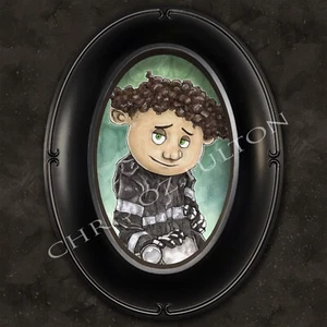 Coraline Wybie Lovat Movie Framed Art Print By Chris Oz Fulton Signed - Picture 1 of 2