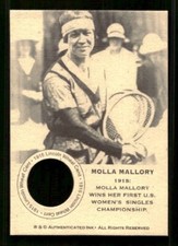 #TN0208 MOLLA MALLORY 1915 Penny Collector Tennis Coin Card
