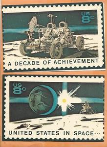 A DECADE OF ACHIEVEMENT FDC AUG 2,1971 HOU SPACE STAMP - Picture 1 of 2