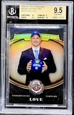 Kevin Love 2008-09 Topps Treasury Bronze Refractor Rookie RC /2008 BGS 9.5