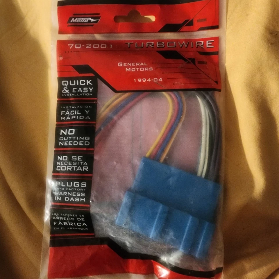 ¡NUEVO! Arnés de cableado Metra 70-2001 para vehículos GM/Chevrolet seleccionados 1994-2004 Foto 1 de 1