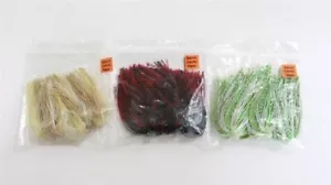 30 piezas NUEVAS faldas de cebo giratorio de silicona cebo zumbido corte araña señuelos de pesca cabeza de jighead - Imagen 1 de 4