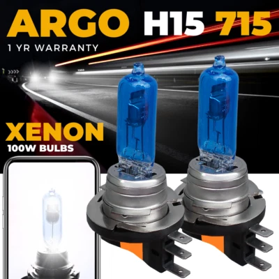 For Ford Kuga Mk2 DRL Headlight 100w Xenon White 2012-2019 Main High Beam Bulbs - Image 1 of 4