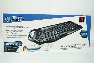 Mad Catz S.T.R.I.K.E. M Compacto Inalámbrico Bluetooth Mini Teclado Teclado Teclado QWERTY - Imagen 1 de 2
