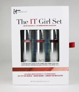 IT Cosmetics CC Lip Serum 3-piece Holiday Collection w/ Gift Box NEW! - Picture 1 of 1