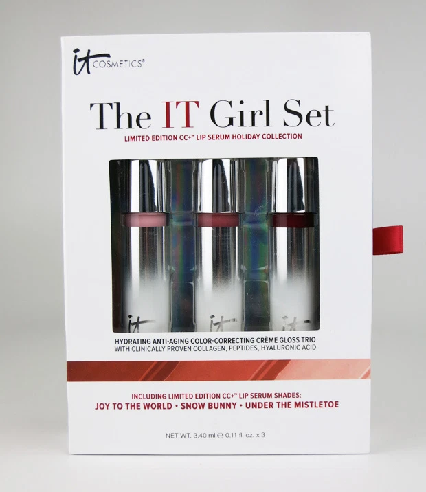 IT Cosmetics CC Lip Serum 3-piece Holiday Collection w/ Gift Box NEW! - Image 1 of 1