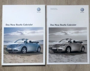 VW New Beetle Cabriolet Cabrio Prospekt 6.2008 + Beilage techn. Daten - Picture 1 of 10