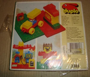 LEGO DUPLO 2303 BUILDING PLATES RED/GREEN LEGO 1991 - Picture 1 of 2
